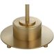 Prominence 70 inch 150.00 watt Brushed Antique Brass Floor Lamp Portable Light