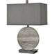 Vermouth 26.5 inch 150 watt Gray with Bronze Table Lamp Portable Light