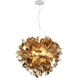 Canada 1 Light 23.6 inch Shiny Gold Chandelier Ceiling Light