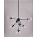 Canada 7 Light 34.2 inch Black Chandelier Ceiling Light
