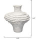 Ruffle 14.5 X 12.5 inch Vase