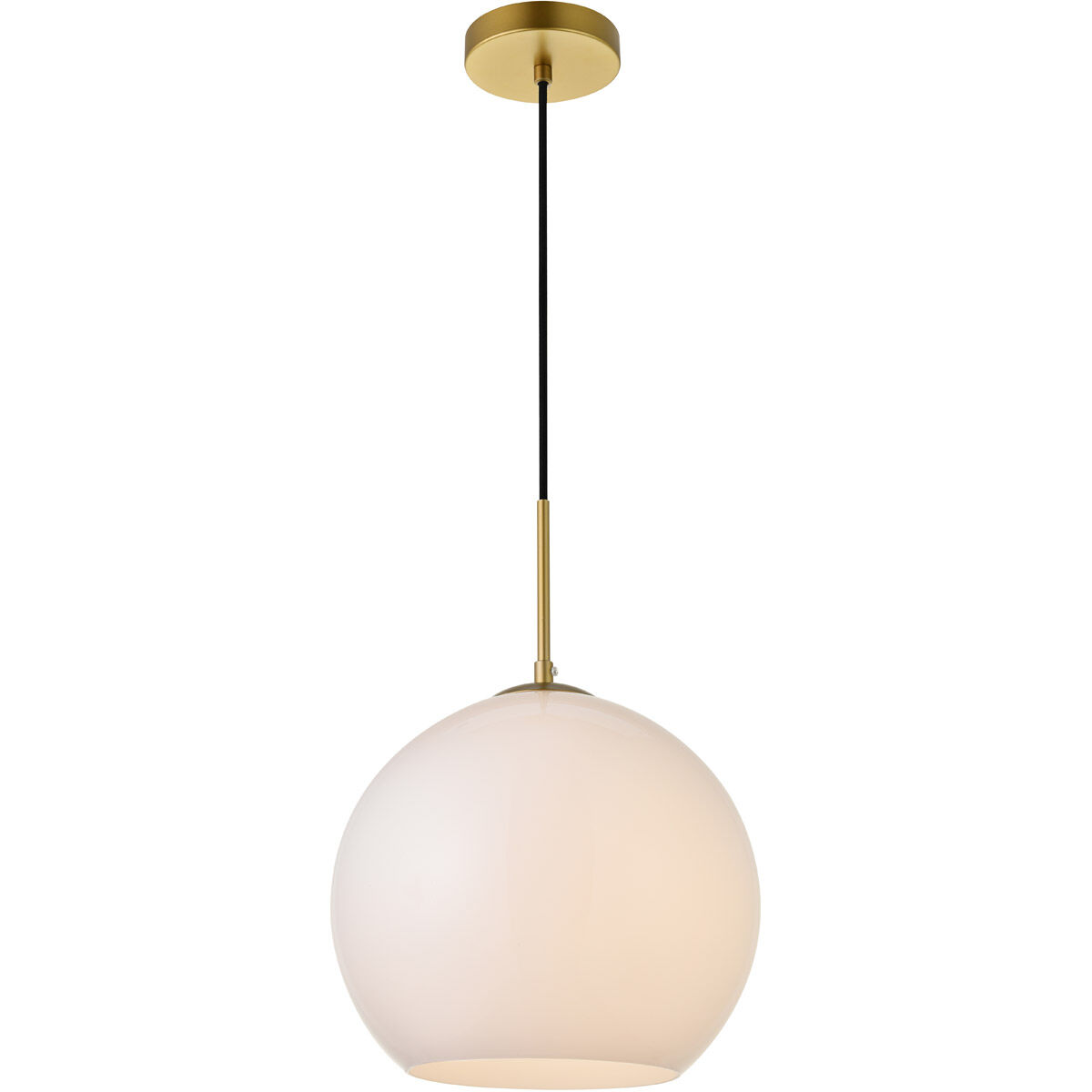 Huntington 1 Light 11.8 inch Brass Pendant Ceiling Light
