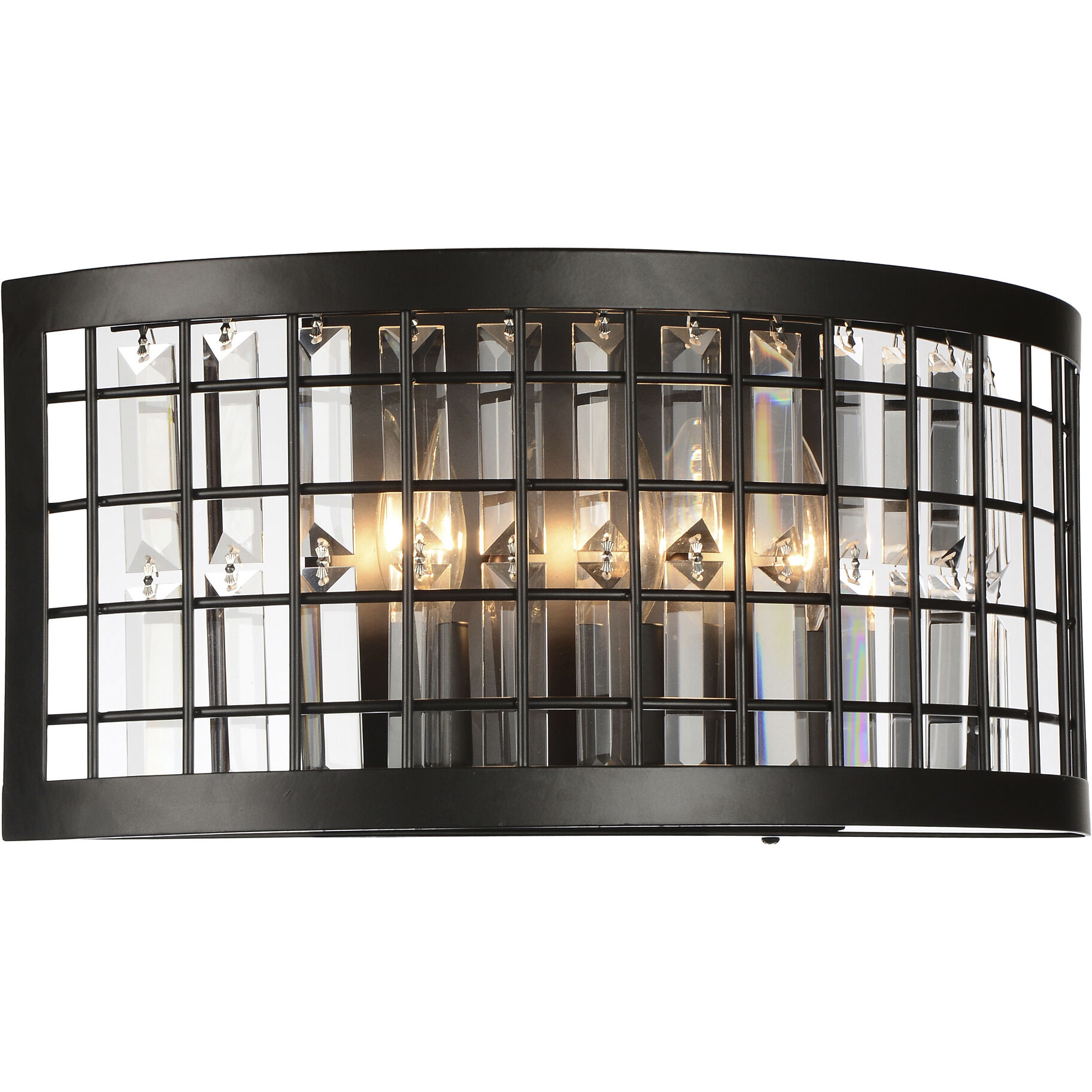 Meghna 3 Light 16 inch Brown Wall Light