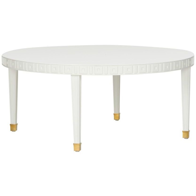 Lindsay 39.75 X 17.5 inch White/Cream Cocktail Table