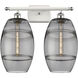 Ballston Vaz 2 Light 18 inch White Polished Chrome Bath Vanity Light Wall Light