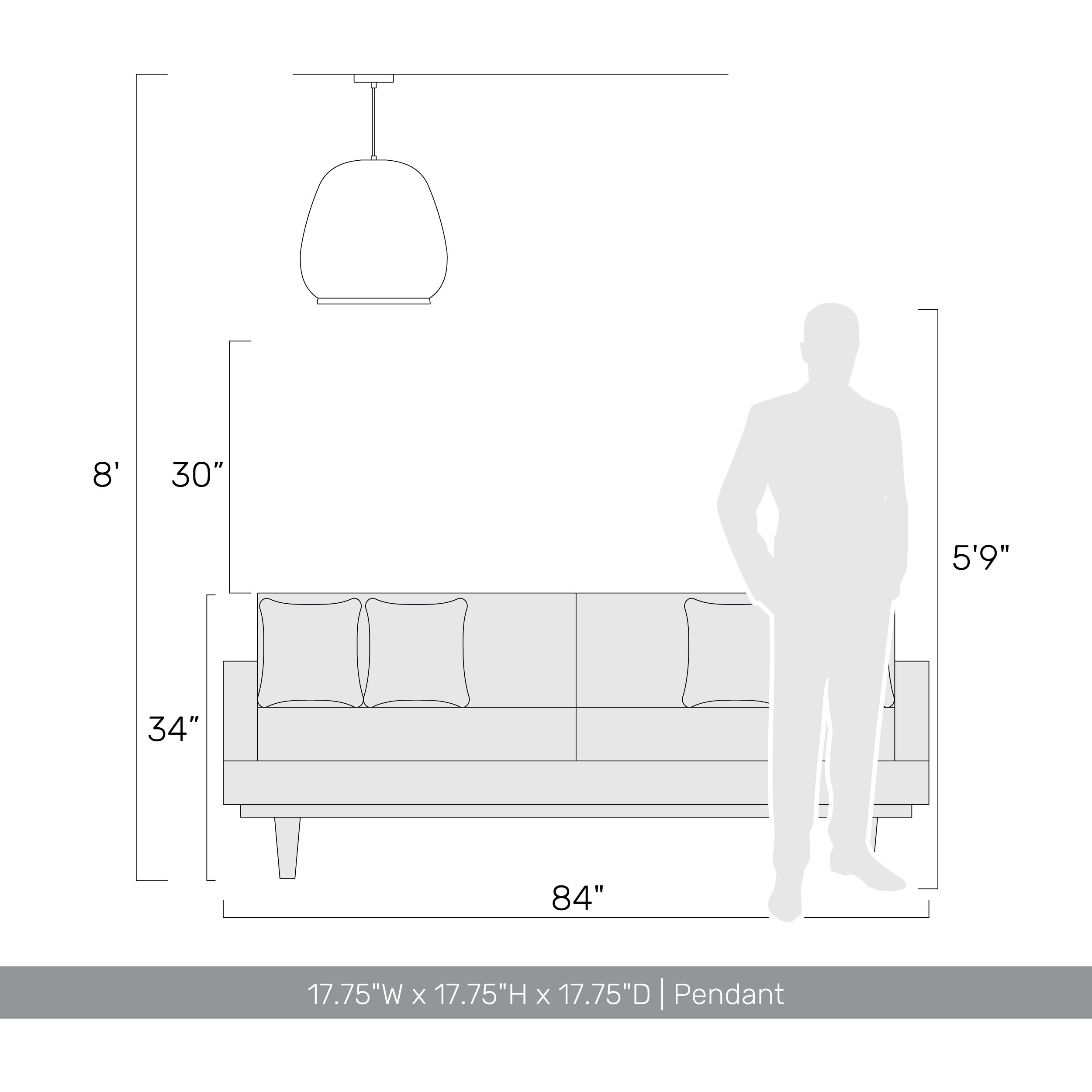 Tela Pendant Ceiling Light