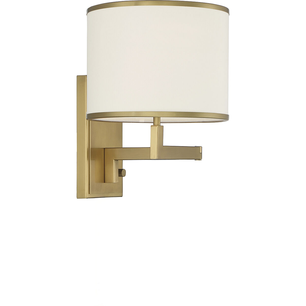 Madison 21.25 inch 60.00 watt Aged Brass Task Sconce Wall Light