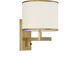 Madison 21.25 inch 60.00 watt Aged Brass Task Sconce Wall Light