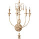 Maison 4 Light 18 inch Persian White Wall Bracket Wall Light