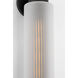 Drew & Jonathan Ridge 1 Light 20 inch Textured Black Outdoor Wall Light in Standard