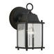 Signature 1 Light 9 inch Black Outdoor Wall Light