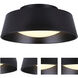 Madison LED 14 inch Black Outdoor Flush Mount
