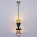 Demi 6.25 inch Winter Brass Pendant Ceiling Light