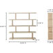 Ichigo 63 X 63 X 11 inch Natural Shelf, Miri