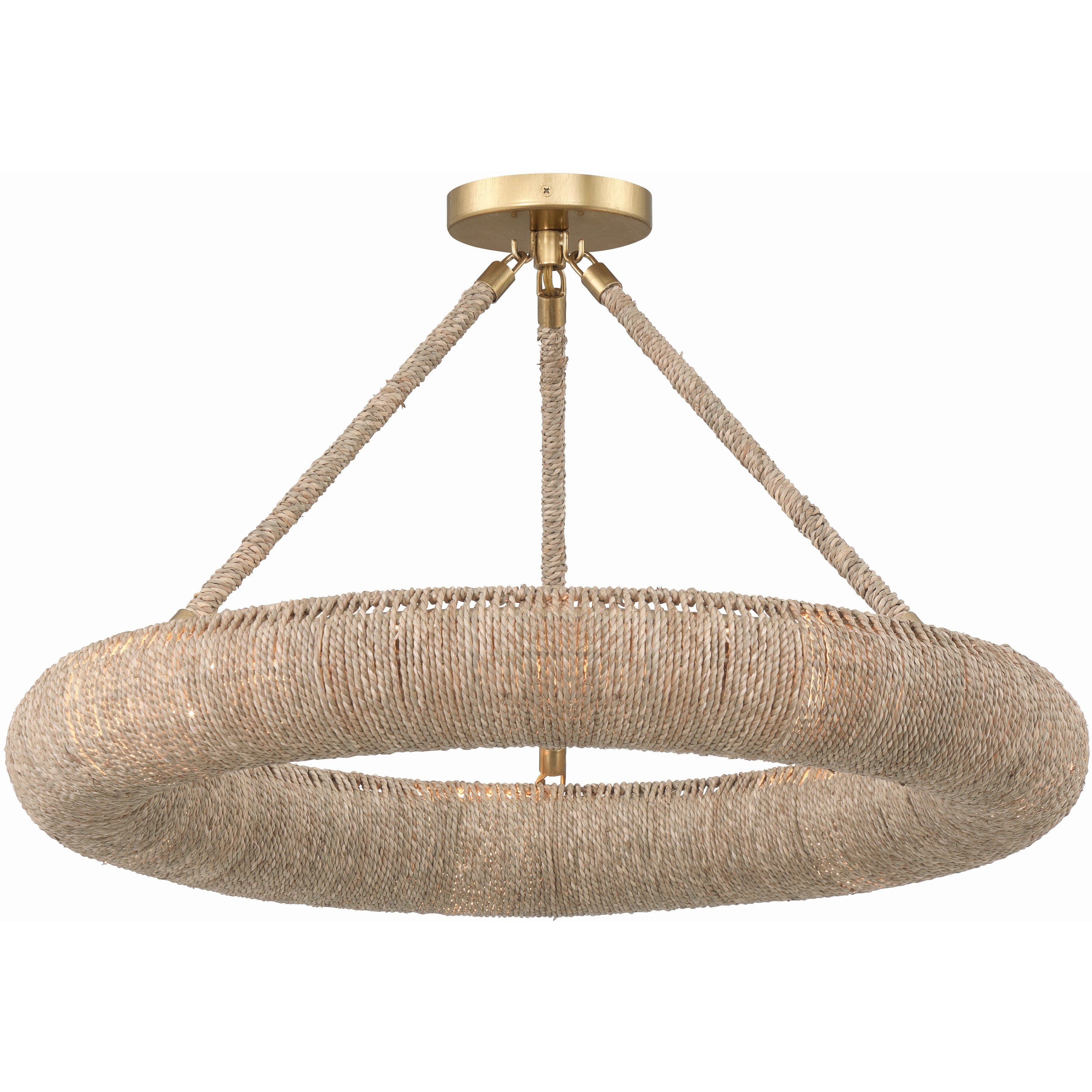 Oakley Semi Flush Ceiling Light