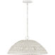 Capital Lighting Naomi 1 Light 21 inch Chalk White Pendant Ceiling Light 347511HH - Open Box