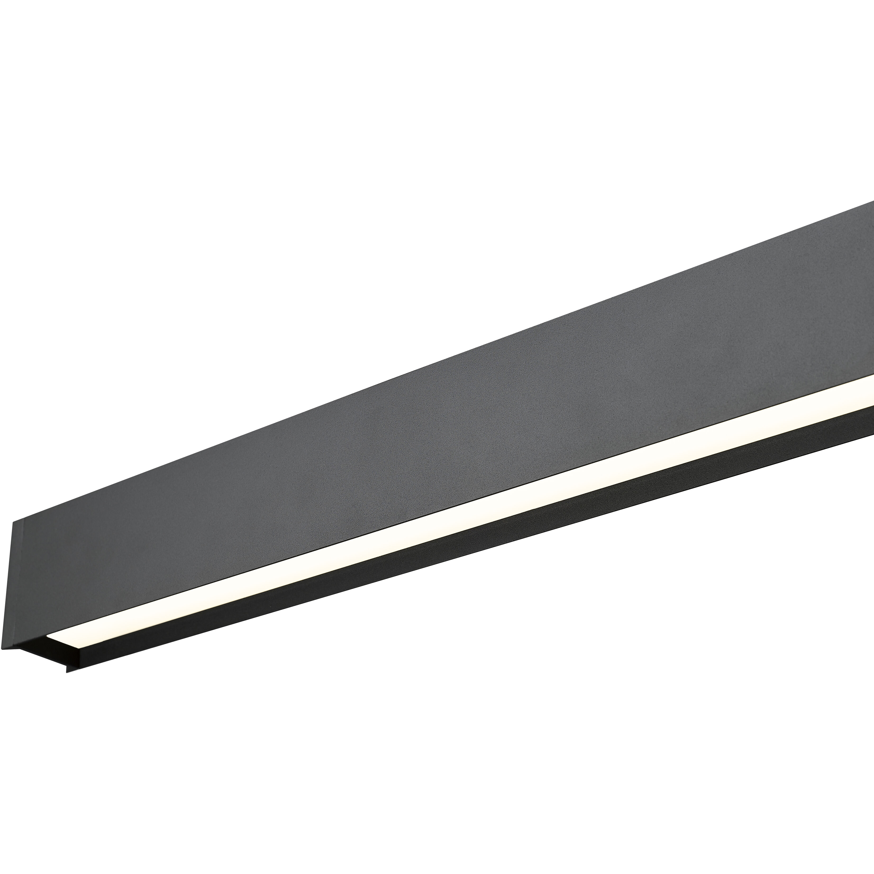 Hudson Linear Chandelier Ceiling Light in Matte Black