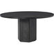 Spencer St. James 60 X 60 inch Onyx Round Dining Table, Wooden with Marble Top