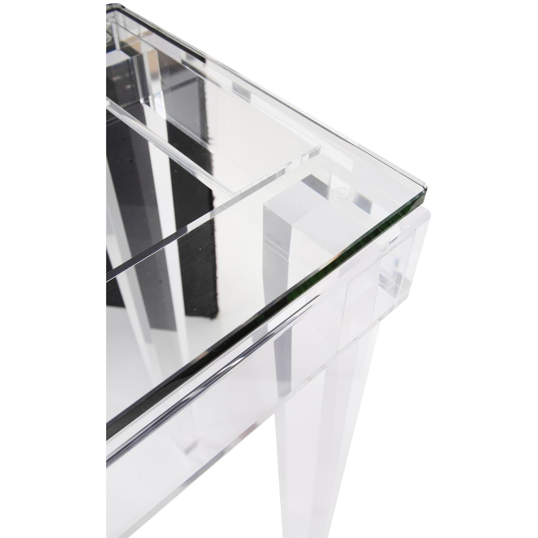 Clarette 48 inch Clear Console Table