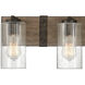 Sawyer 4 Light 30.75 inch Sequoia with Iron Rust Vanity Light Wall Light