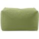Seascape 18.25 inch Moss Outdoor Pouf Bench