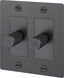 2G 100-120 Smoked Bronze Dimmer Switch, LED