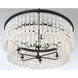 Shimmering Elegance 9 Light 36 inch Sand Coal Chandelier Ceiling Light