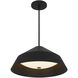 Nin LED 22 inch Sand Black Outdoor Pendant