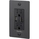1G Duplex 125 Smoked Bronze Outlet, USB A + C