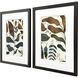 Dyed Fall Blue and Rust Framed Art, Propac