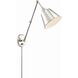 Mitchell 1 Light 7.25 inch Swing Arm Light/Wall Lamp