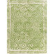 Atlas 36 X 24 inch Dark Green, Beige Rug