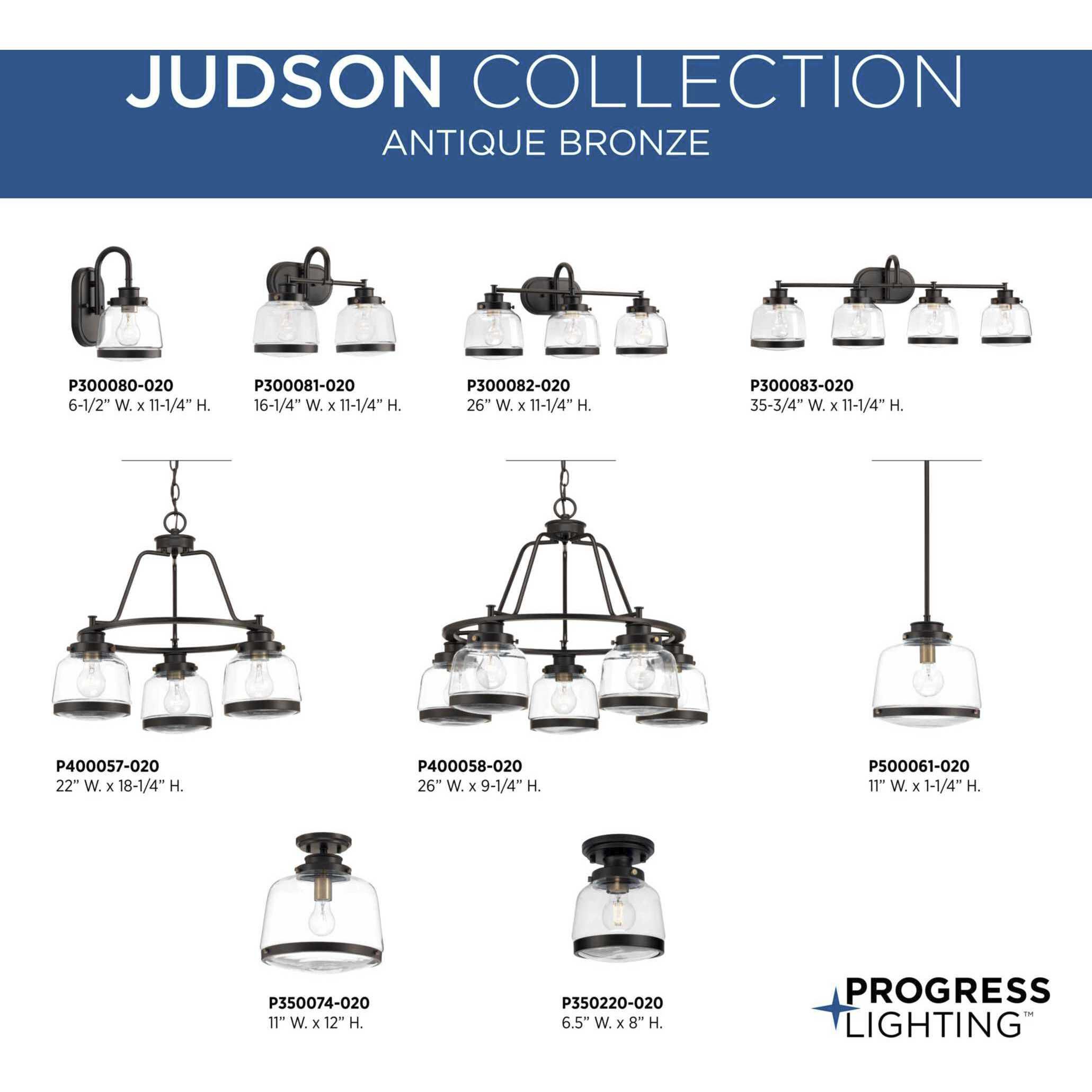 Judson 3 Light 22 inch Antique Bronze Chandelier Ceiling Light