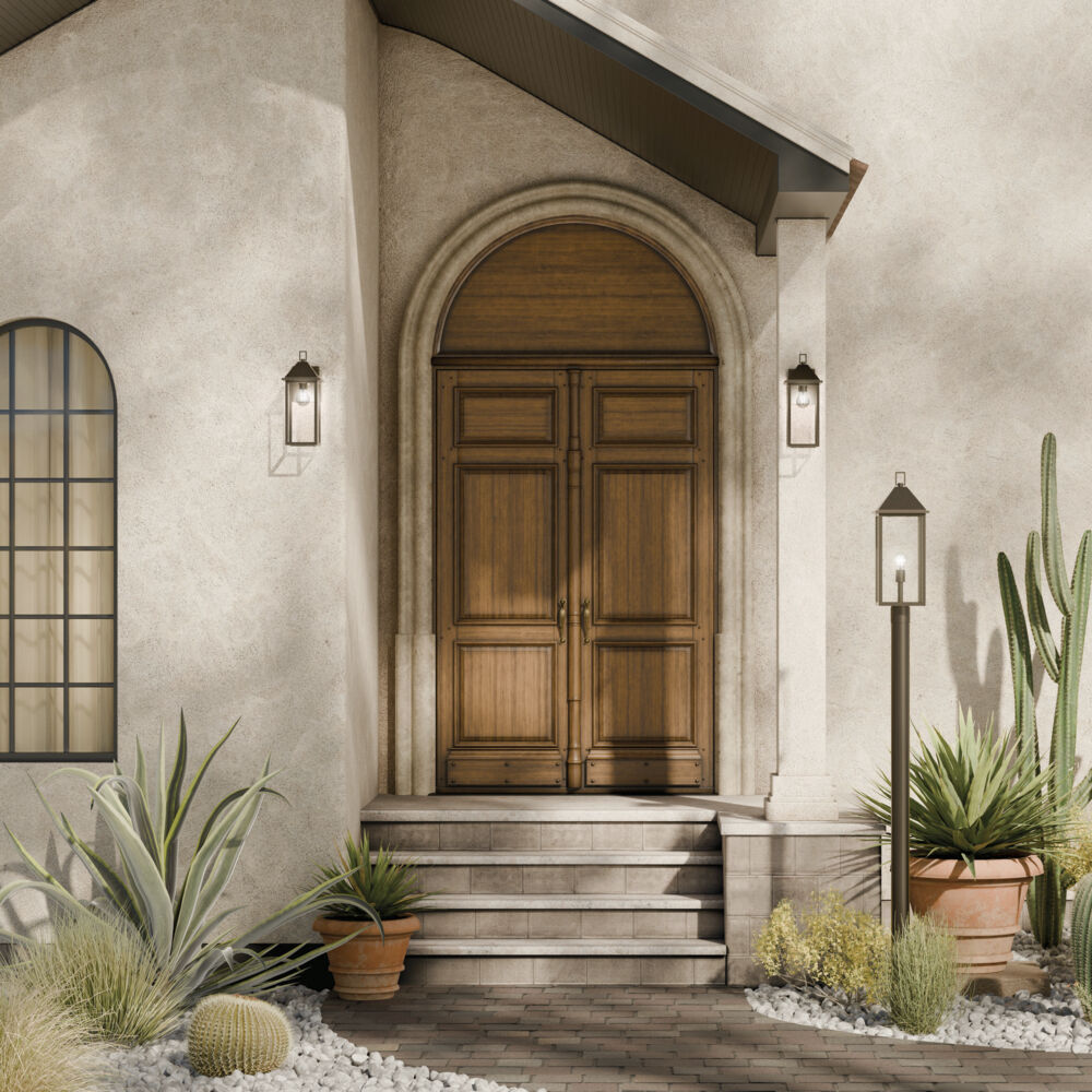 Prin 1 Light 25 inch Olde Bronze Outdoor Post Lantern