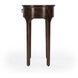 Alinia 1 drawer End Table in Dark Brown