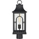 Triumph 1 Light 19.75 inch Textured Black Outdoor Post Light