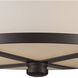 Flushmounts 2 Light 13 inch Oil Rubbed Bronze Flush Mount Ceiling Light