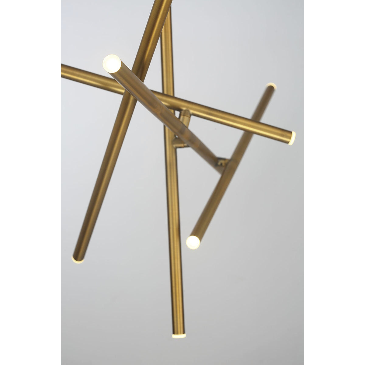 Crossroads LED 22 inch Brass Chandelier Ceiling Light