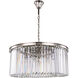 Sydney 8 Light 31.5 inch Polished Nickel Chandelier Ceiling Light in Clear, Urban Classic