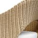 Kavali Natural Honey and Oyster White Outdoor Dining Chair