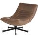 Eduarda Medium Brown Distressed Leather Arm Chair