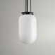 Alisse 1 Light 7.5 inch Matte Black Pendant Ceiling Light