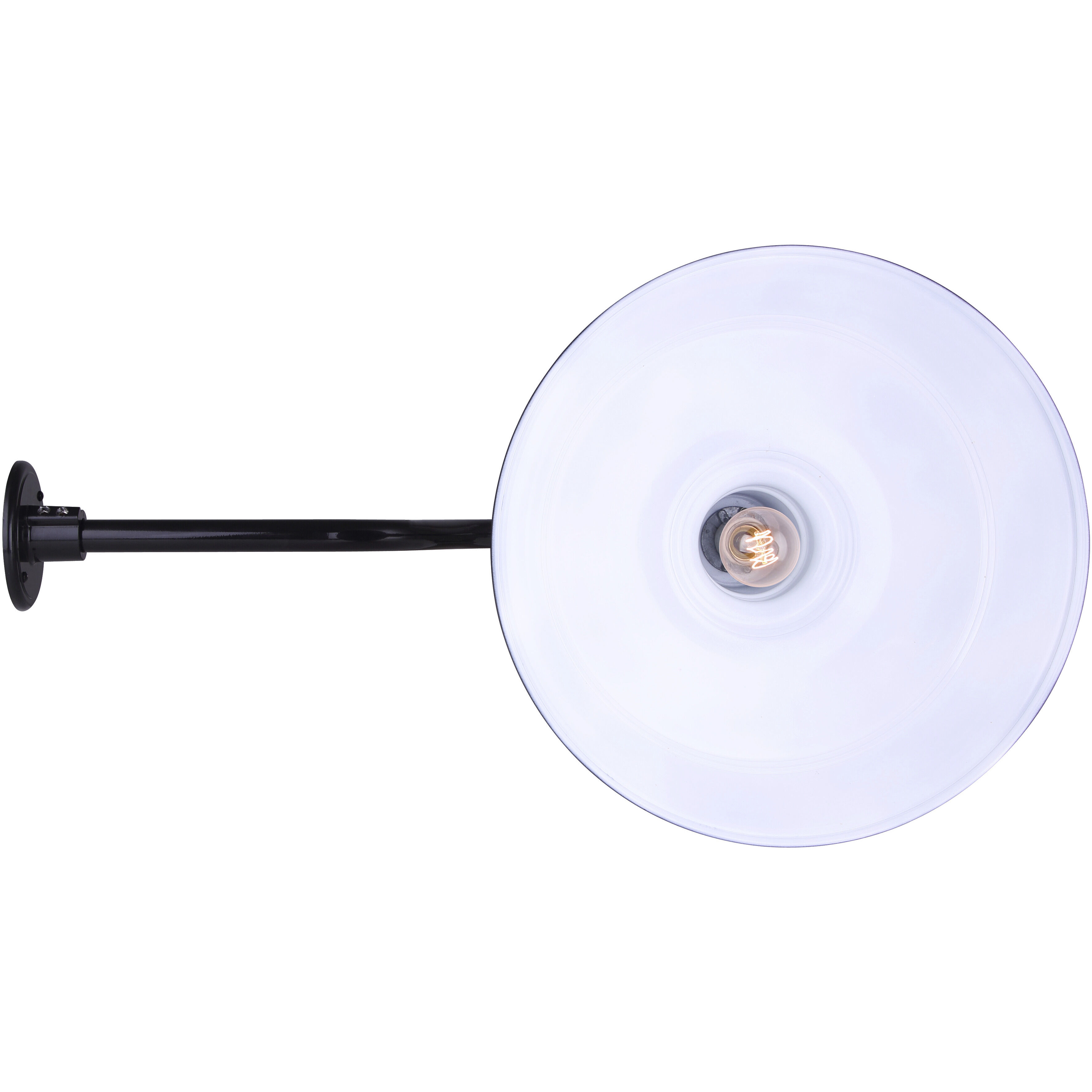 Madison 1 Light 16 inch Black Barn Light