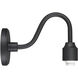 RLM 1 Light 9 inch Coal Outdoor Wall Mount, Great Outdoors
