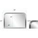 French Philippe 48 X 34 inch Bright Silver Mantel Mirror