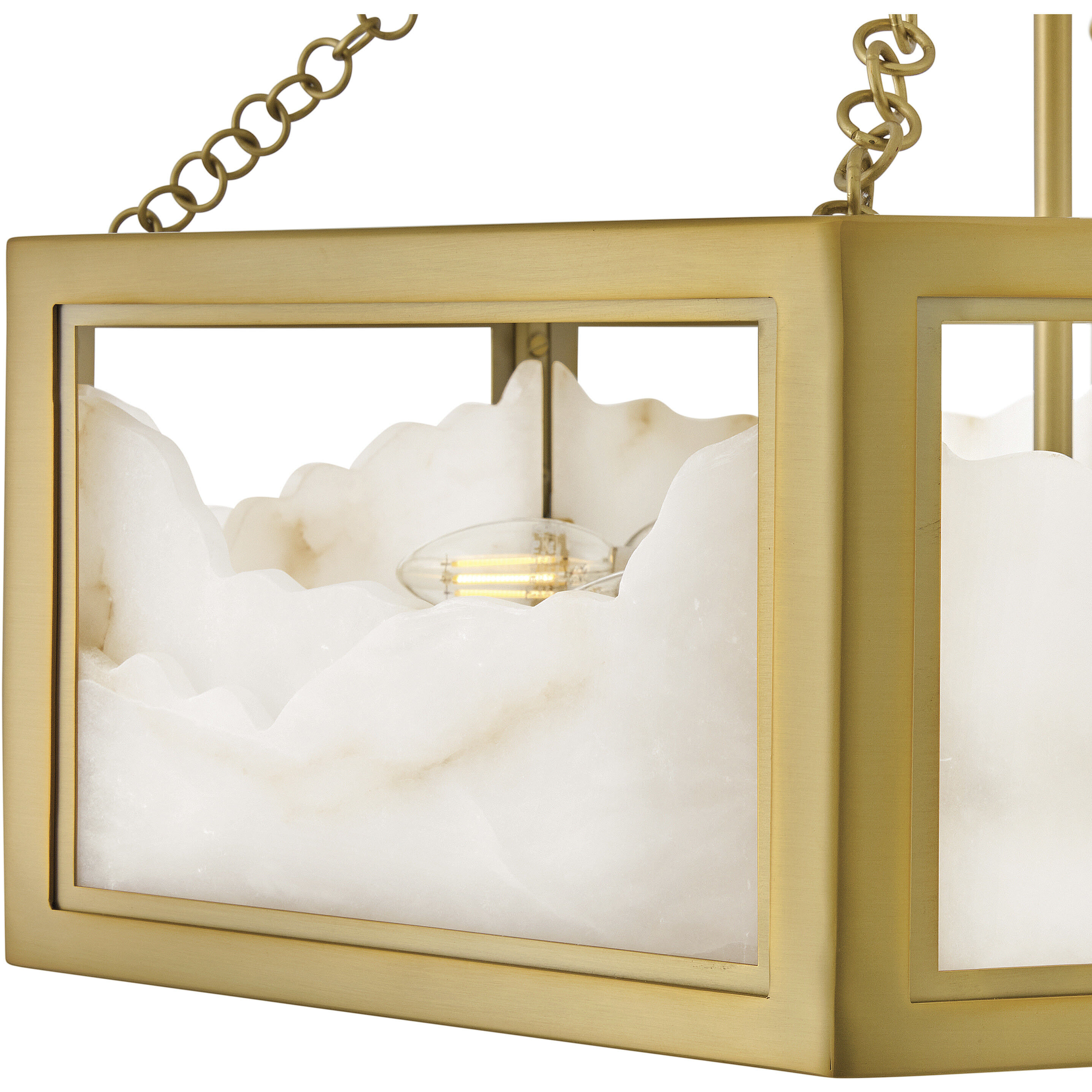 Veleta 8 Light 26 inch Lacquered Brass Chandelier Ceiling Light