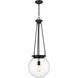 Beacon 1 Light 14 inch Matte Black Pendant Ceiling Light