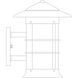 Newport Outdoor Wall Mount in Pewter, Almond Mica
