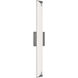 Straitaway LED 32 inch Brushed Nickel Bath Vanity & Wall Light in 2700K, dweLED