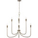 Marley 8 Light 33 inch Mystic Bronze Chandelier Ceiling Light
